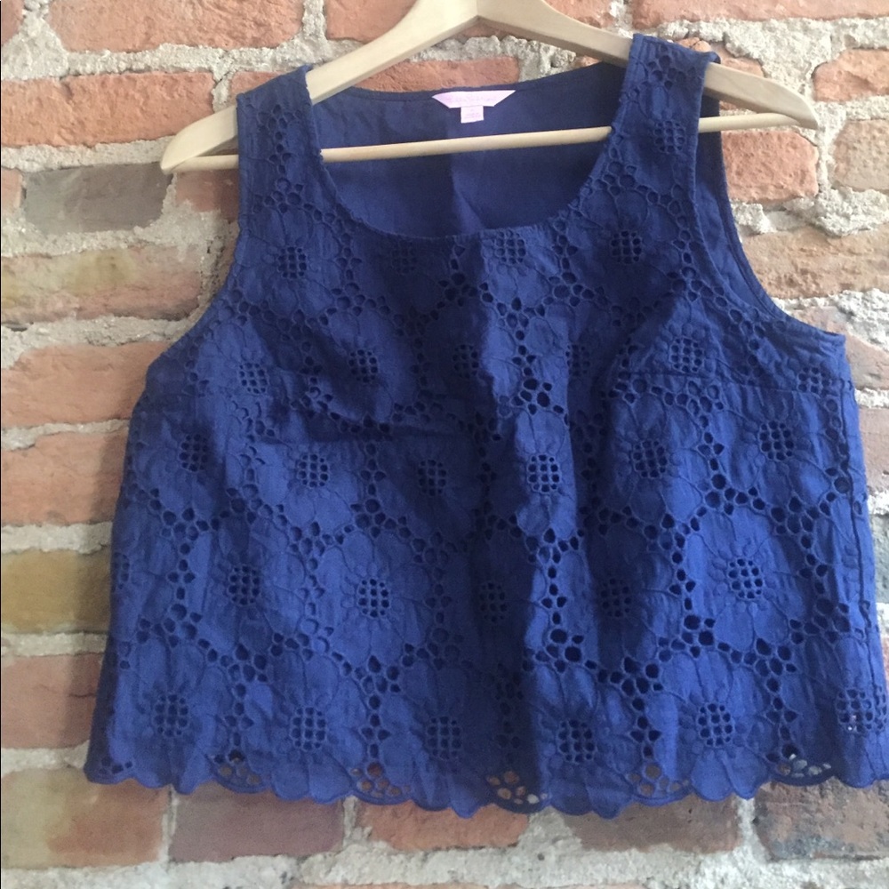 Lilly Pulitzer crop top only. Skirt sold